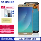 Дисплей для Samsung Galaxy Note 5, Note 5, N920T, N920GDS, ЖК-дисплей, сенсорный экран, дигитайзер в сборе, Super AMOLED, 5,7 дюйма