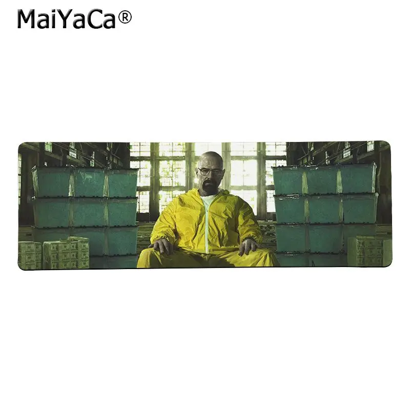 Lock Edge 30x80cm Maiya Высокое качество Американский ТВ ломающийся плохой офис мыши геймер силиконовый коврик для мыши большой коврик для мыши клавиатуры коврик - Цвет: Lock Edge 30x80cm