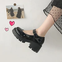 kawaii harajuku shoes mary jane shoes women 2022 lolita cosplay shoes jk uniform shoes womens japanese high heels platform