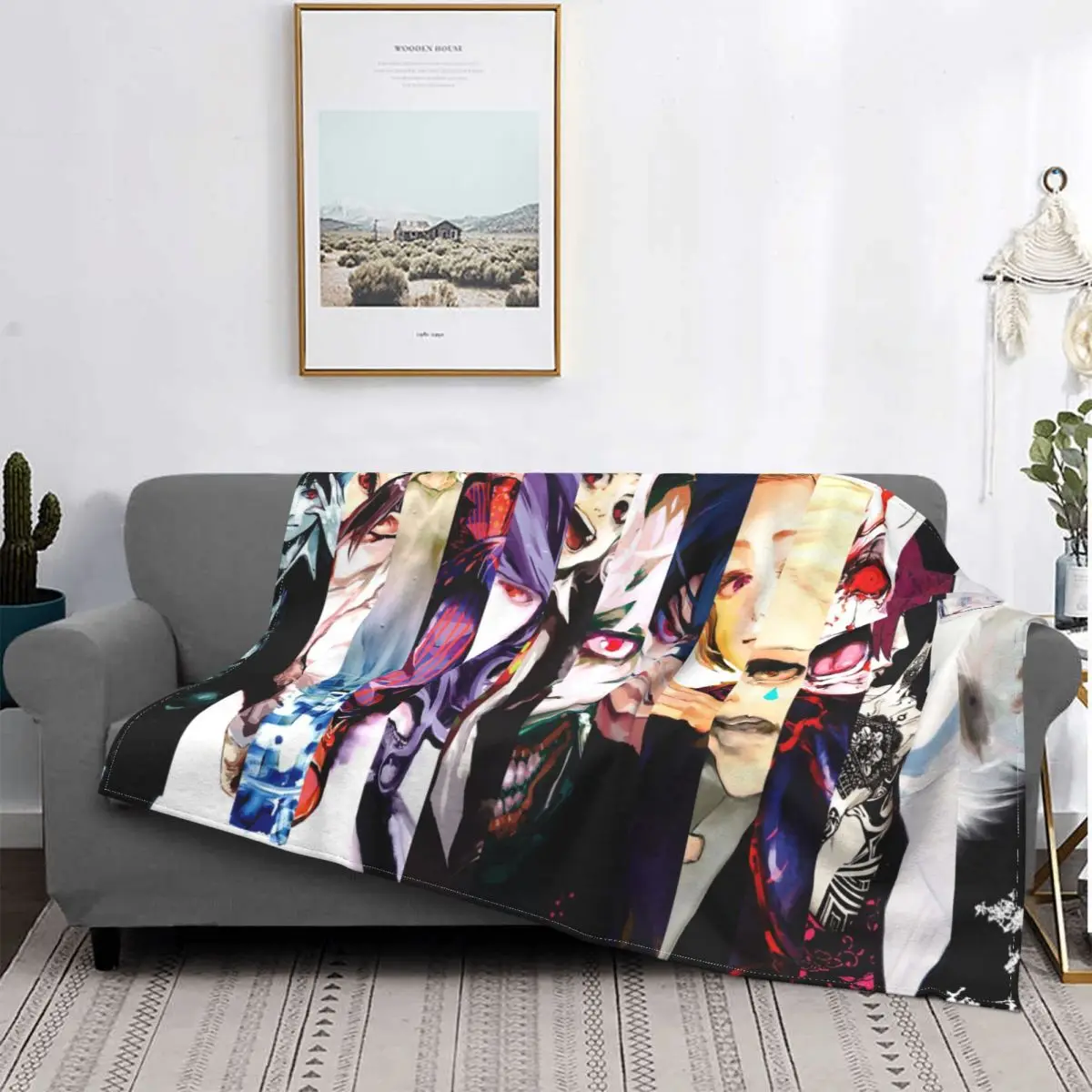 Роскошный Текстильный декор манга многофункциональные легкие Пледы для