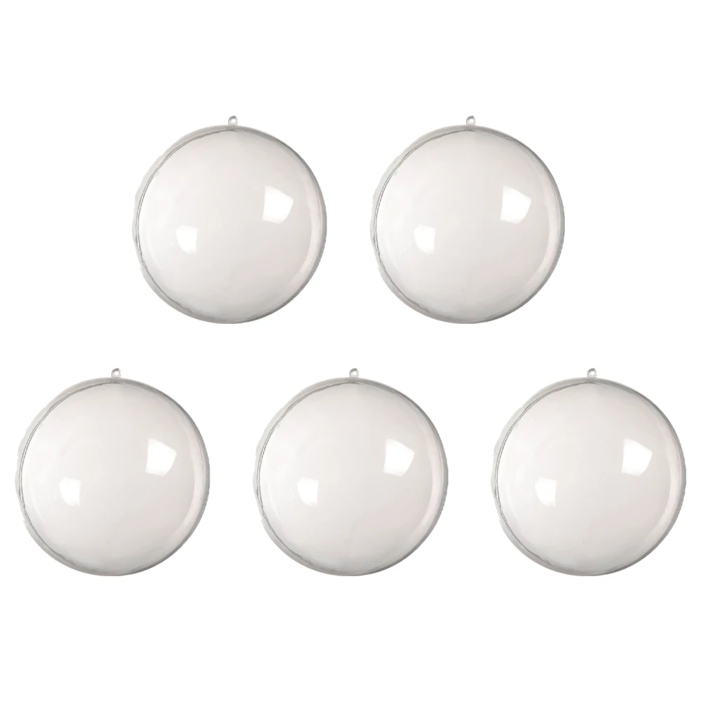 

5 шт., прозрачные пластиковые шарики, 6/10 см