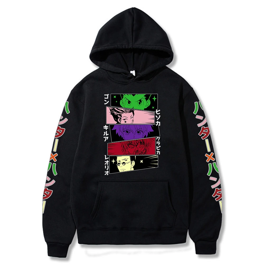 

Anime Hunter x Hunter Hoodies Killua Gon Sweatshirts Cozy Tops Pullovers Sudadera felpa moletom