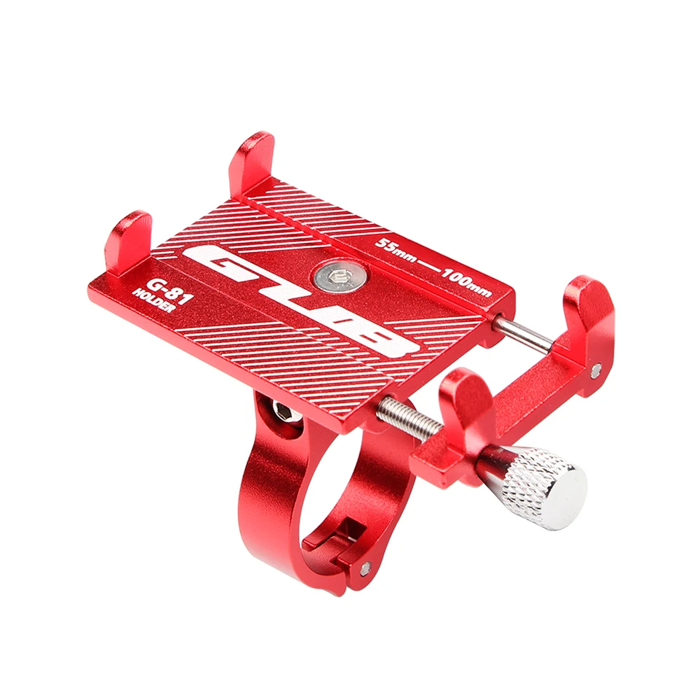 

GUB G81 Aluminum Bicycle Adjustable mobile Phone Holder Light Smartphone fixed Rack for electric bike motorcycle