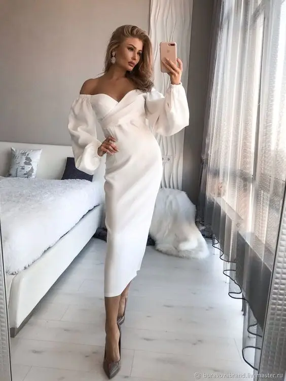 

Bodycon dress for women Square Neck Black Dress Women Elegant Cotton Fashion Side Split Dress Mini Ladies Basic