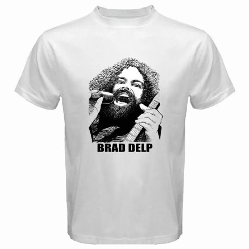 

New BRADBOSTON Rock Band Legend Men's White T-Shirt Size S To 3XL 2018 New Fashion T Shirt Men Cotton Loose Top Tee