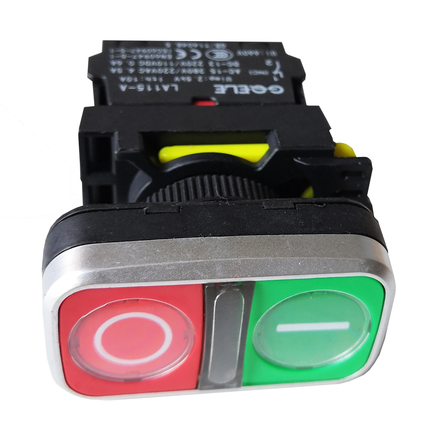 LA115-A5-11RD1 Waterproof 1NO LB 1NC 220V M22 Momentary Illuminated Flush Button Pushbutton Switch for Pump Control Cabinet |