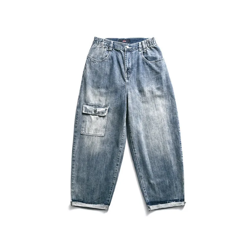 Брюки для отдыха на весну и лето 2020 Японские популярные мужские джинсы с