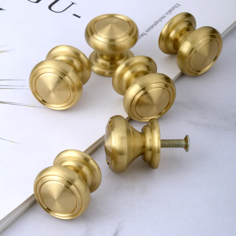 Высококачественная твердая латунная ручка для шкафа шкаф винтажные ручки
