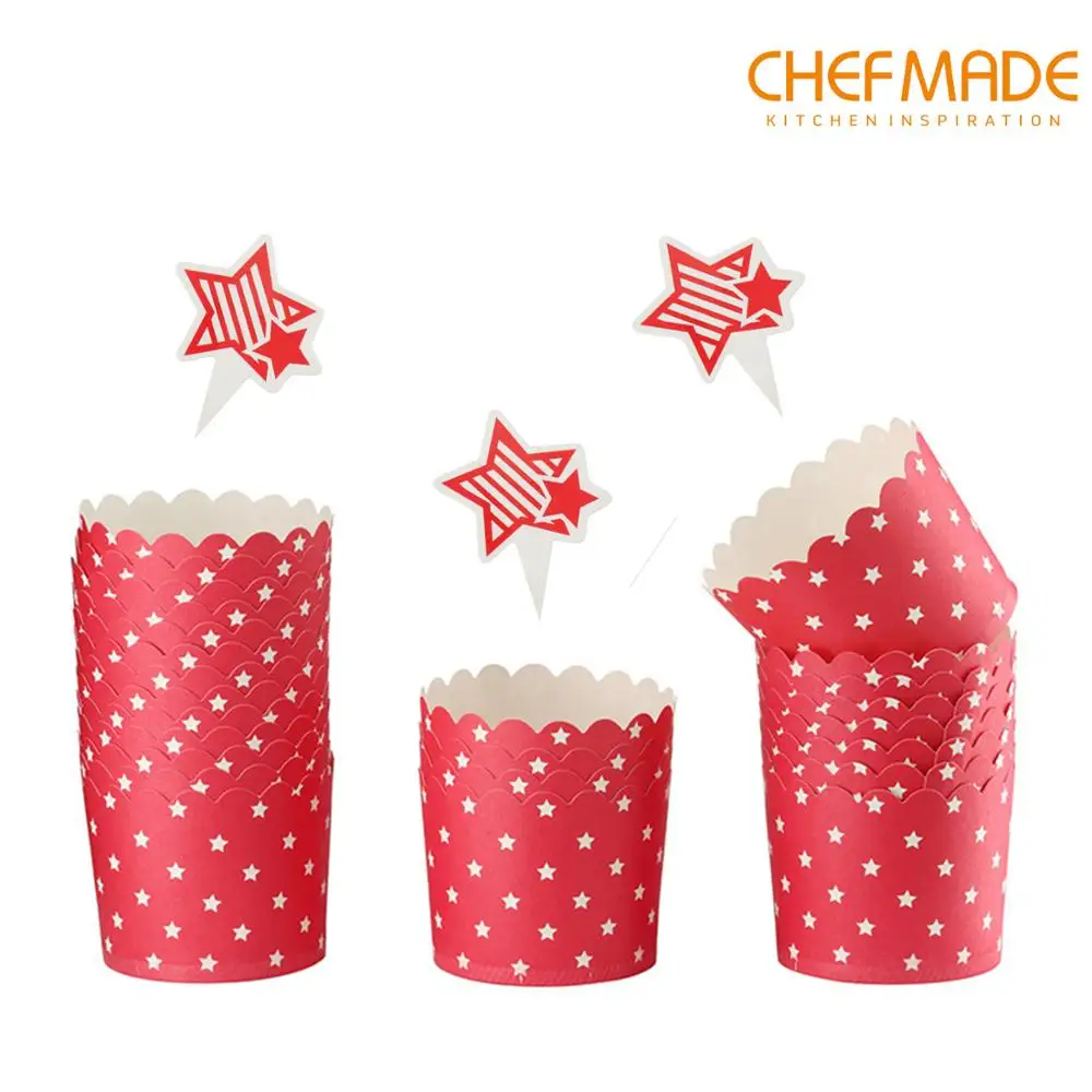 Стаканчик для выпечки маффинов 25 звезд|Принадлежности выпечки| |
