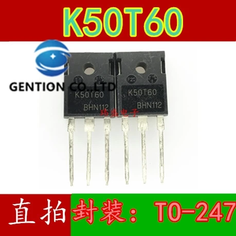 10 шт., K50T60 IKW50N60T, трубка IGBT, сварочный инвертор, триодный испытательный товар, 100% новый и оригинальный