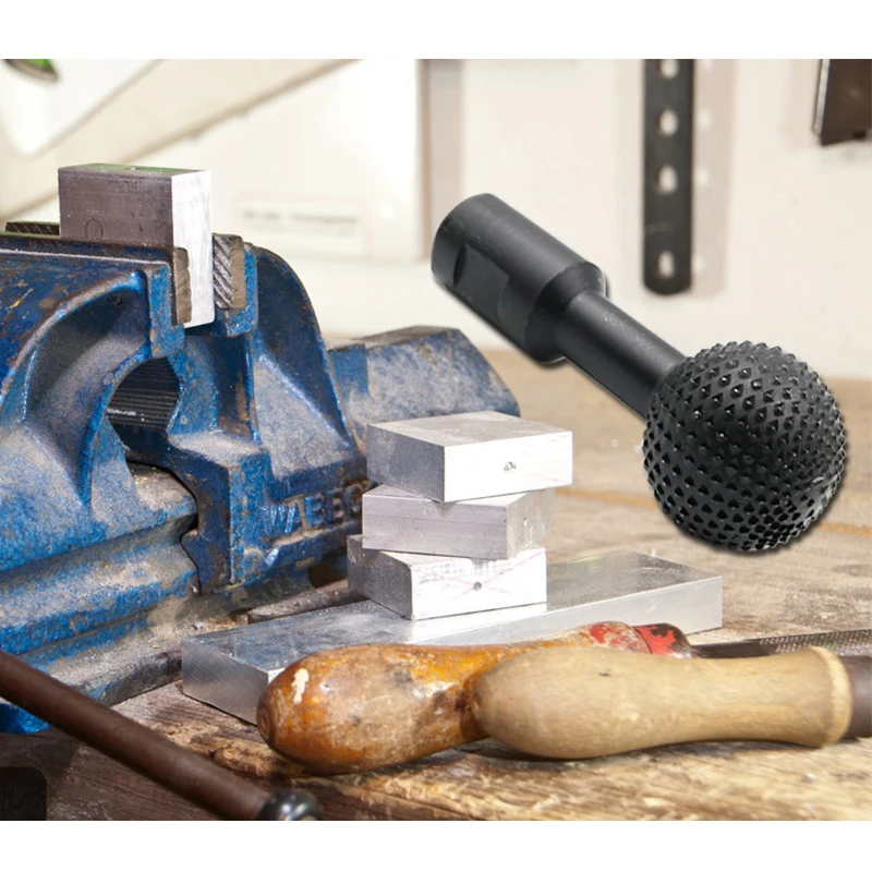 

40MM Carbide Rotary Burr Spherical Steel Rotary Process File Fast Grinding Burr Wood Drill Grinding Force Woodworking Hand Tools