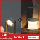 Складной светодиодный ночник для чтения с регулируемой яркостью, портативный фонарь с зарядкой от USB, детский подарок, прикроватный светильник для спальни