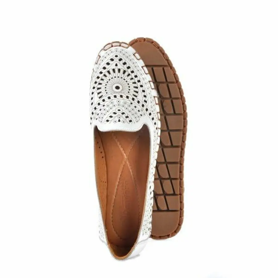 

Women Shoes Mink Shoes Women White Daily Shoes Vzn-283Y