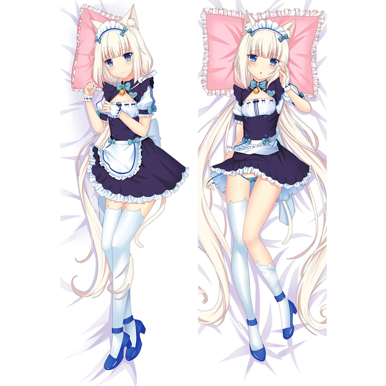 Игра Nekopara кокосовое фирмы дакимакура с двух сторон Печатный обниматься тела