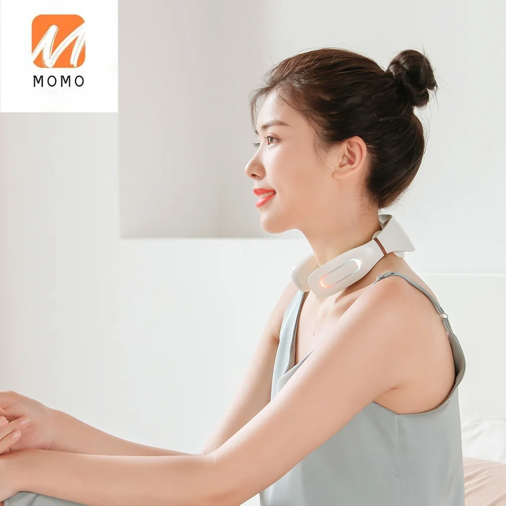 

Hands free usb rechargeable 3modes 16levels multi functions portable smart with massage function for neck shoulder massager