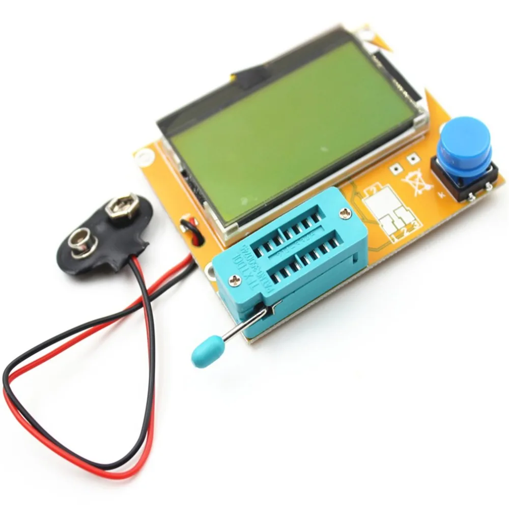 Цифровой тестер транзисторов MOSFET/JFET/PNP/NPN L/C/R 1 с ЖК дисплеем измеритель емкости