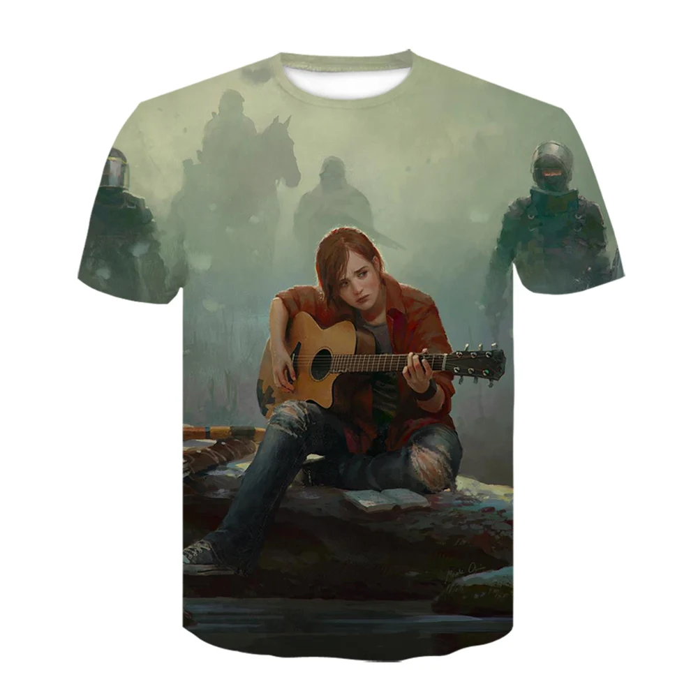 Новая футболка с 3d принтом последняя выжившая игра для геймеров забавная мужская