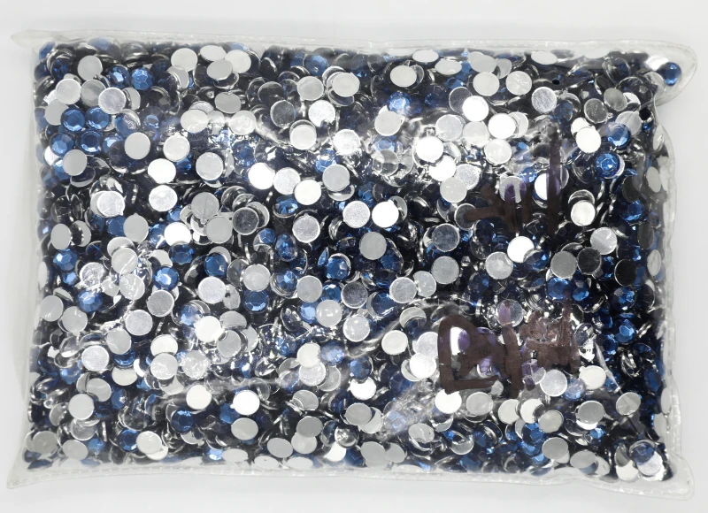 Монтана Колор 1.5~12 мм Плоская Задняя Круглая Акриловая страза бусины для Ногтевого Искусства / Украшения Одежды.