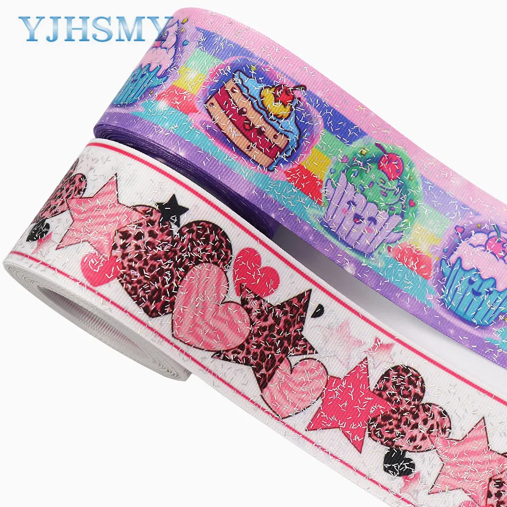 

Цвет блеск толстовки с капюшоном и принтом в виде сердец Grosgrain ленты M-21403-373,50 мм, 10 метров, одежда с бантом кепки DIY украшения материалы