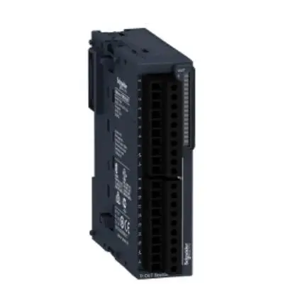 Módulo de Saída Discreto Modicon Saídas Transistor Npn Parafuso Tm3dq16u Tm3 16