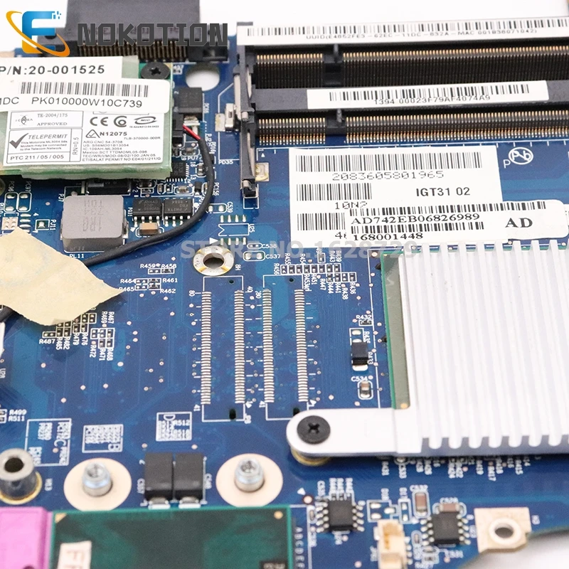 Материнская плата NOKOTION F41M для ноутбука lenovo Y410 3000 F41 gm965 DDR2 без графического слота