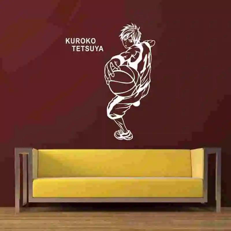 Kuroko без корзины наклейка на стену Виниловая s Наклейка Декор для дома