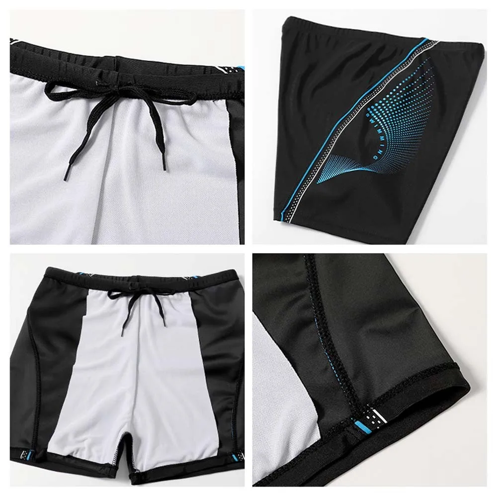 

2021 Summer Swimwear Men Swimsuit Boy Swim Suits Sunga Boxer Briefs Shorts Quick Drying Swimming Trunks Surfwear Beachwear