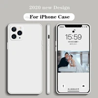 new liquid silicone phone case for iphone 11 pro max 12 phone cover for iphone xr xs max x 7 8 6s plus se 2 2020 case cover