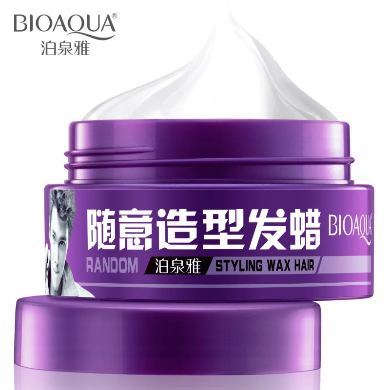 Bioaqua Random modelling wax hair fleeciness finalize moisture mud man |