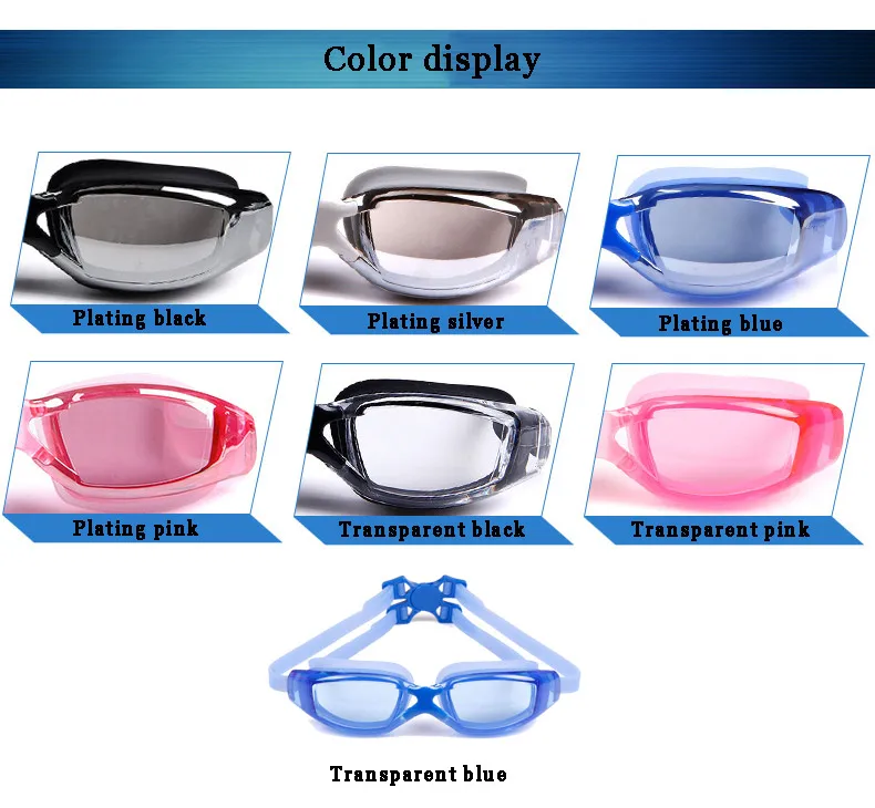 Водонепроницаемые противотуманные очки для плавания унисекс занятий спортом на