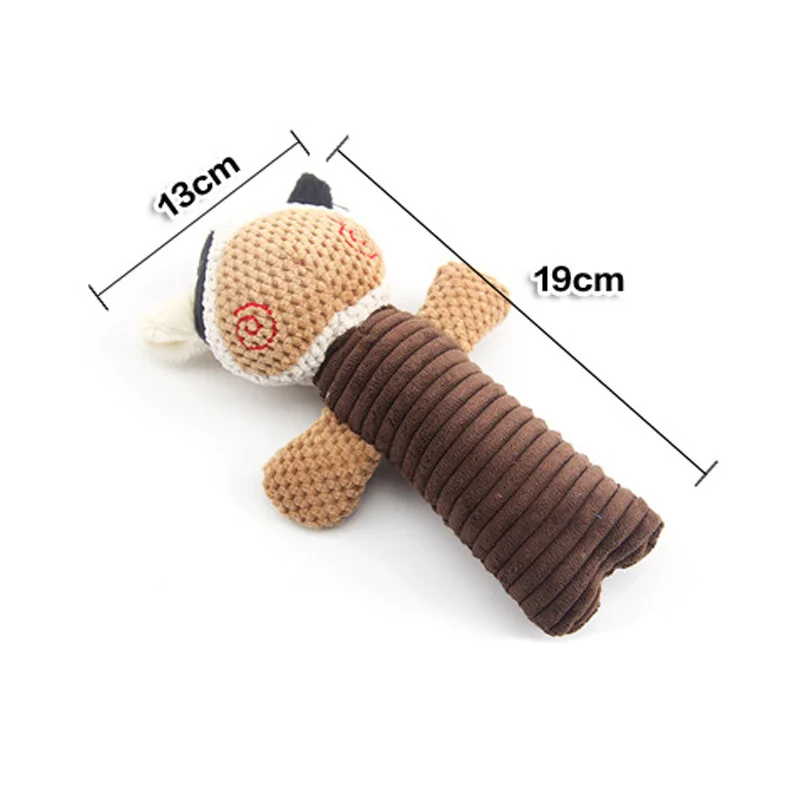 

Dog Toys Cute Cartoon Animals Dog Toys Chew Cleaning Teeth Funny Puppy Squeak Sound Toy Forsmall Dogs Chihuahua Pet Supplies