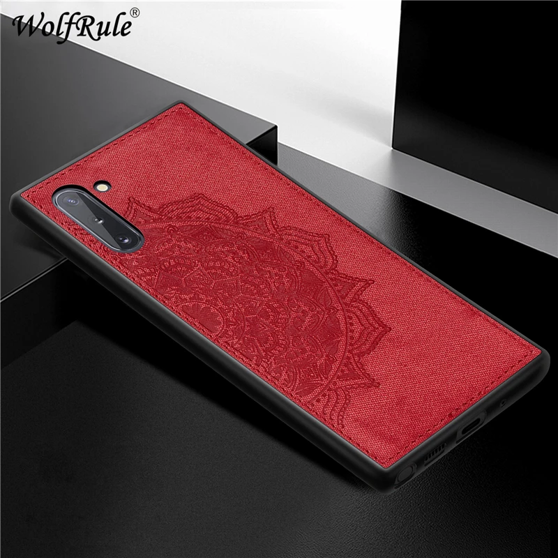 Red Для samsung Note 10 чехол на магните модный противоударный тканевый чехол для samsung Galaxy Note 10 Plus чехол для Galaxy Note 10 - Цвет: Red