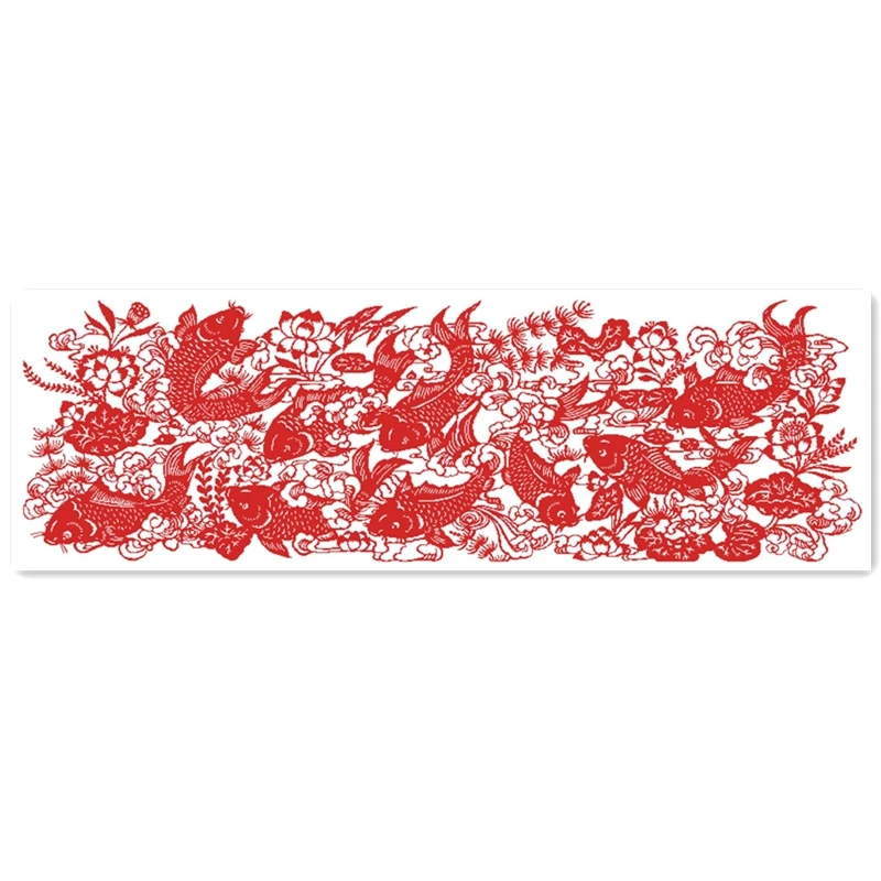

Посылка для вышивки крестиком с изображением красных рыб, простой китайский узор, 18 карат, 14 карат, 11 карат, ткань, хлопковая нить, вышивка «сделай сам», рукоделие