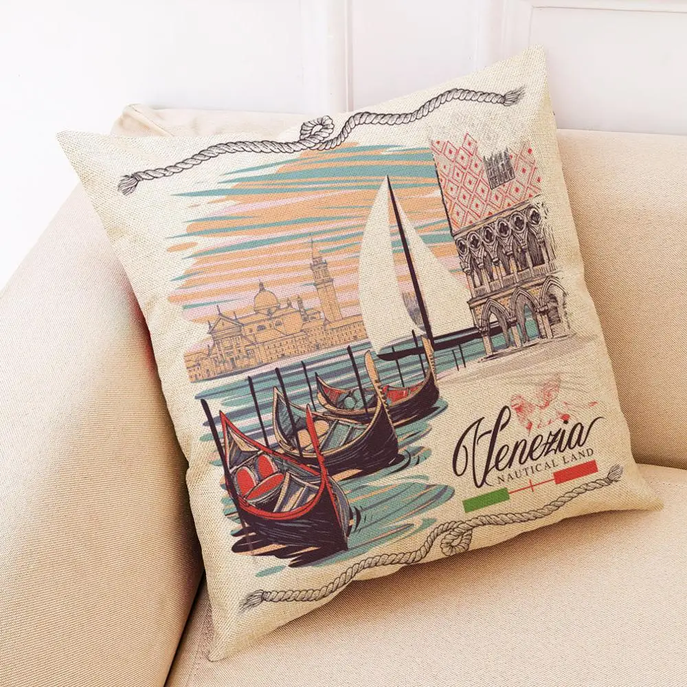 Zeroomade современные пляжные живописные наволочки для подушек домашние