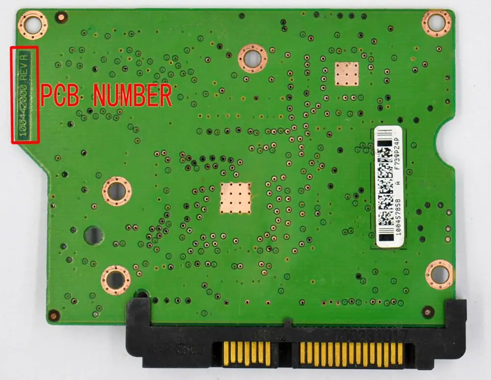Материнская плата Seagate HDD PCB 100442000 REV A / 100441994 100459228 100508708 для 3 5 SATA hdd восстановление