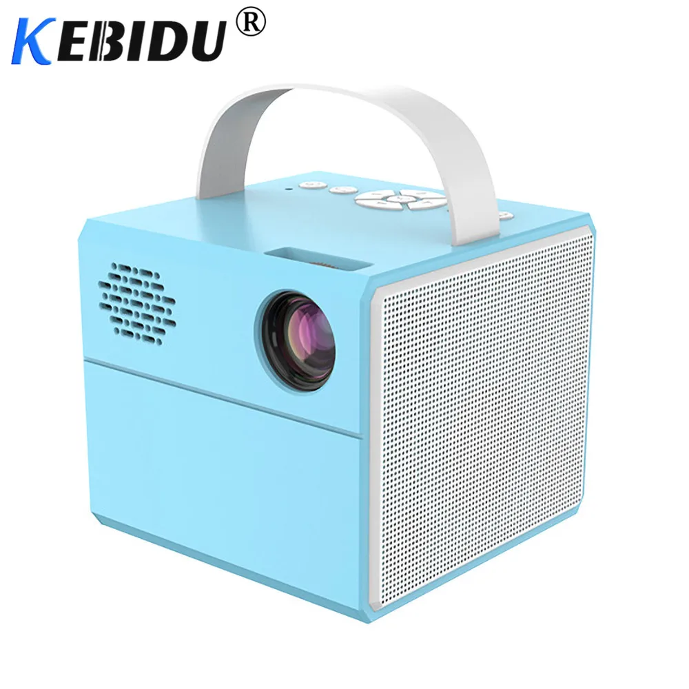Kebidu J10 мини проектор PK Q2 детей Портативный совместимому с HDMI образование