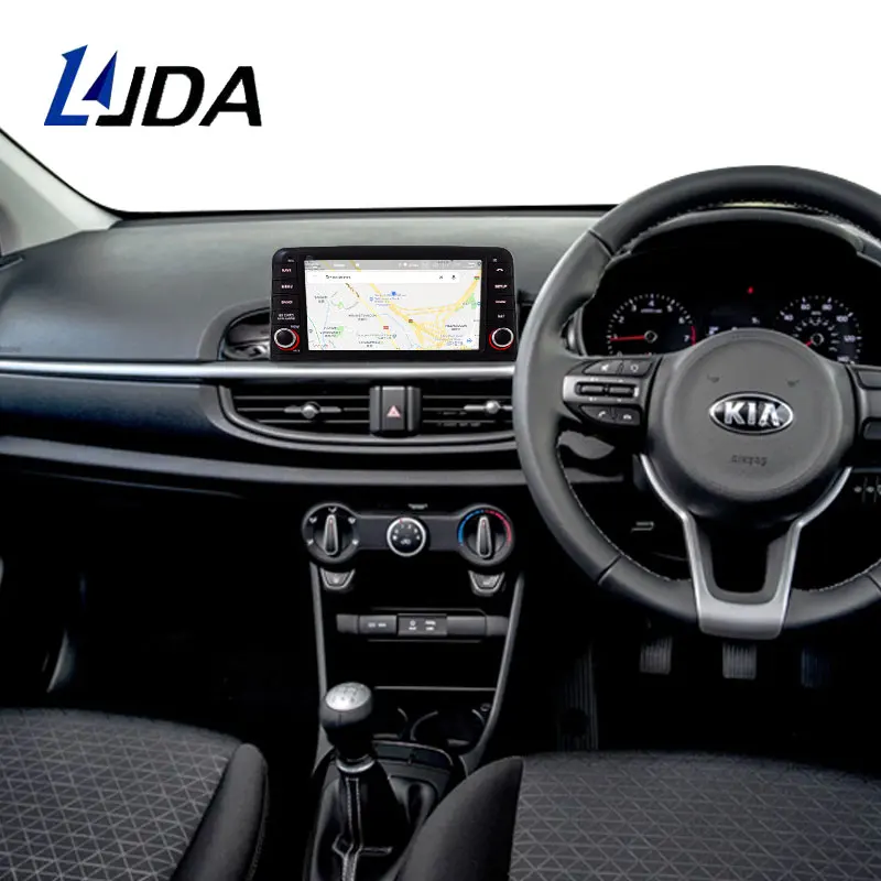 

LJDA Android 10.0 Car DVD Player For KIA PICANTO MORNING 2017 2018 Multimedia GPS Navigation Stereo 2 Din Car Radio DSP 4G+64G