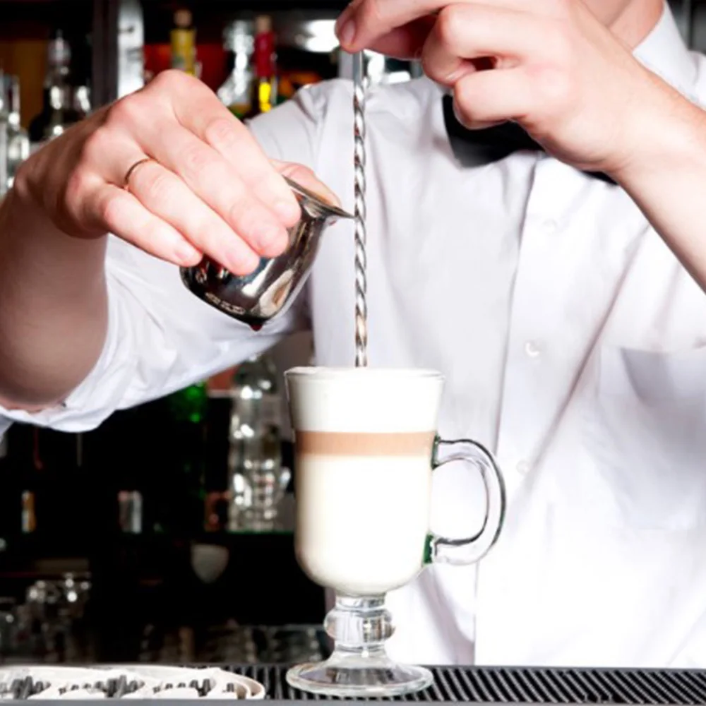 

Wine Stirrer Long Handle Stainless Steel Rust Resistant Stirring Spoon for Home Kitchen Bar Beverage Blender