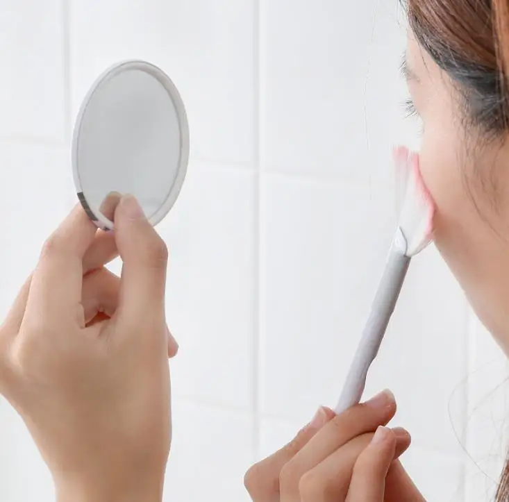 Round Mini Makeup Mirrors Cute Cartoon Pattern Portable Compact Cosmetic Small Mirror Beauty Tools Women Holiday promotion SN | Дом и сад