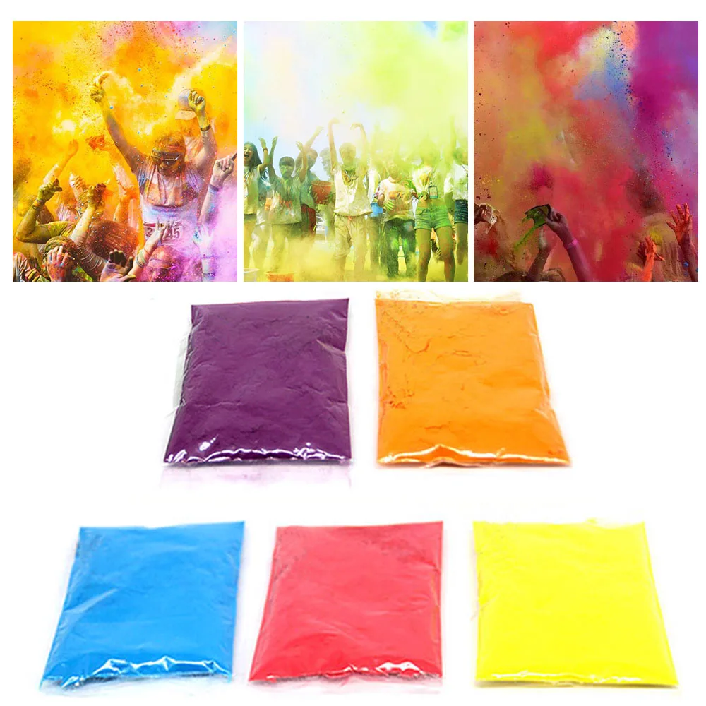 5 упаковок 3 53 унций цветной порошок Besegad кукурузного крахмала мука для HOLI