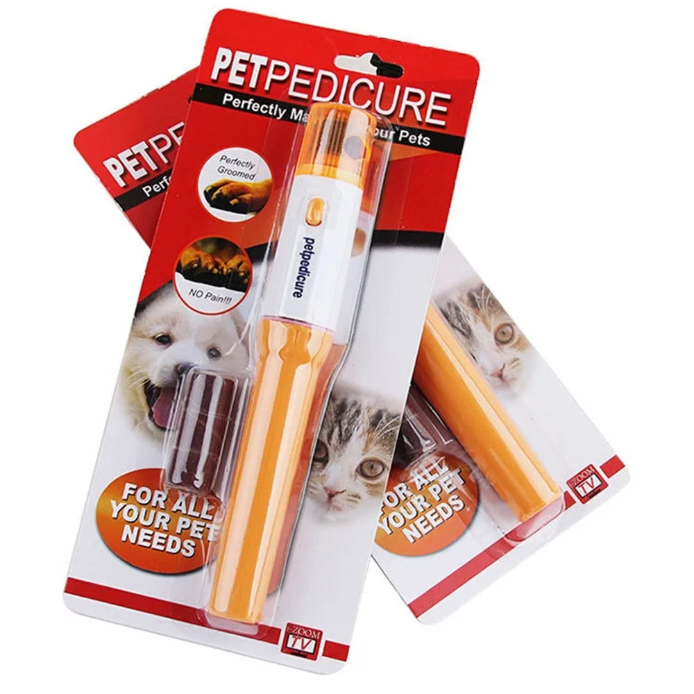 

Dog Cat Electric Nail Grooming Grinder Safe Trimmer Clipper Nail File Pet Claw