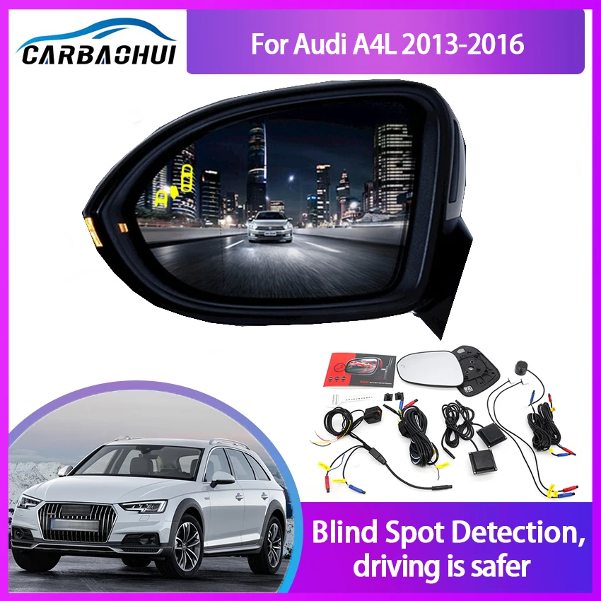 

Blind Spot Detection System For Audi A4L A4 2013-2015 2016 Mirror BSA BSM BSD Monitor Lane Change Assist Parking Radar Warning