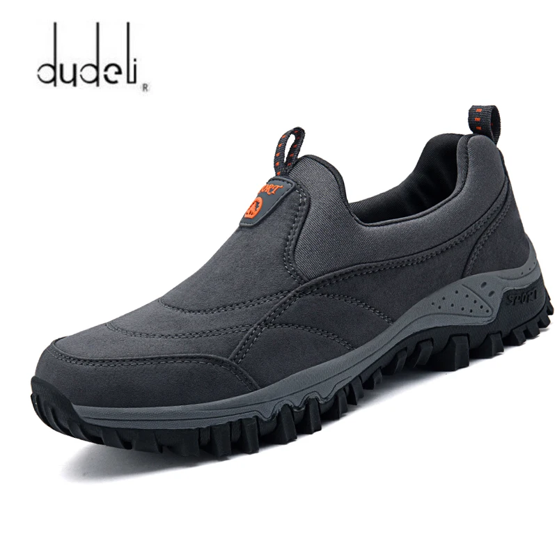 Кроссовки унисекс замшевые дышащие без шнуровки Мягкие прогулочные