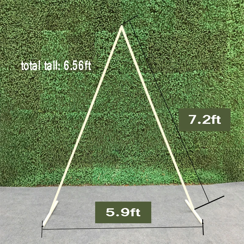 

Wedding arch wrought iron triangle arch wedding decoration flower arch wedding backdrop geometric arch party stage decor