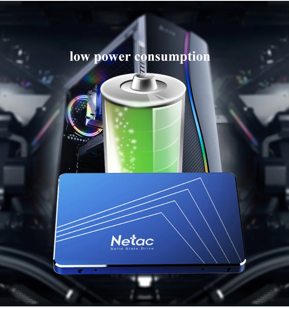 Netac SSD жесткий диск 120 ГБ 240 480 960 SATA3 Внутренний твердотельный накопитель 512 ГБ 720 1 ТБ N500S/N600S для портативных ПК
