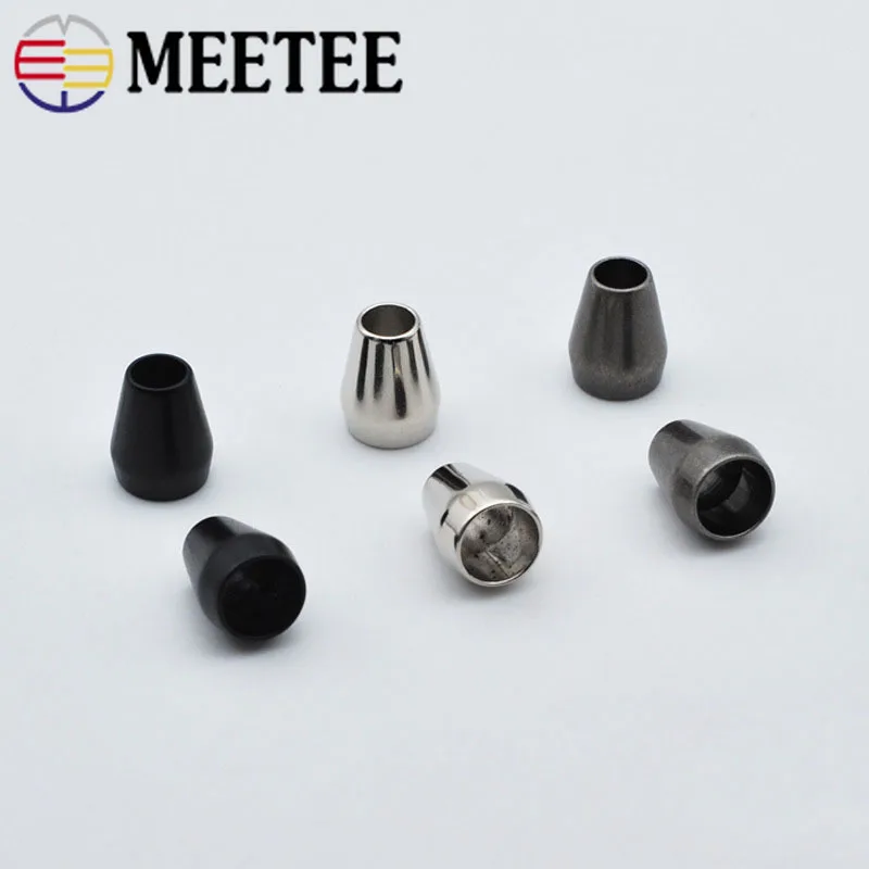 50 шт. металлическая пробка шляпа с пряжкой веревка шнур конец куртка ремень Декор