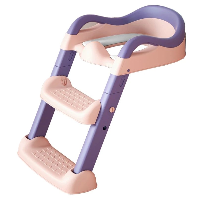 구매 휴대용 접는 유아 유아 화장실 의자 키즈 어린이 변기 훈련 좌석 조정 가능한 단계 의자 사다리