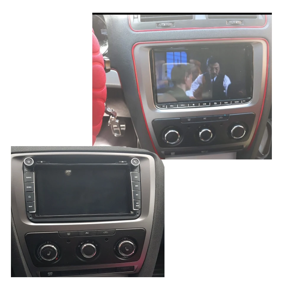 2 Din Автомобильная установка фасции подходит для Skoda Octavia аудио фасции стерео радио DVD CD панель приборная панель комплект рамка стерео панель