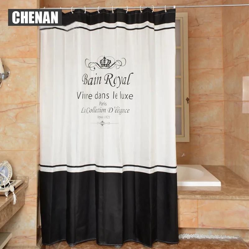 thickened waterproof shower curtain sanitary partition curtain bath shower curtain polyester cloth bathroom curtain curtain free global shipping