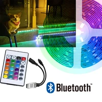 led light strip lights remote bluetooth controller no waterproof rgb 5050 5m 10m 15m 20m string tape diode background string